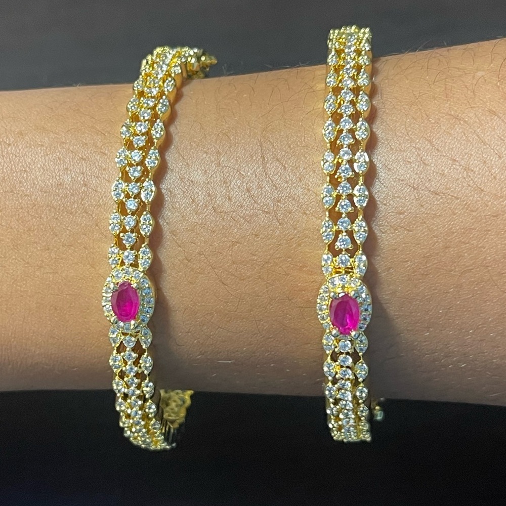 Gold bangles